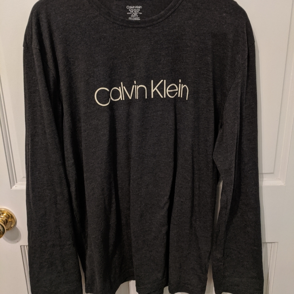 calvin klein long sleeve tshirt